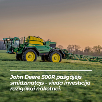 John Deere prezentē 500R pašgājēju smidzinātāju!