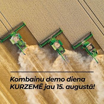 ATCELTS! Kombainu demo diena Kurzemē!
