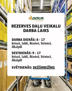 Darba laiks sezonā!